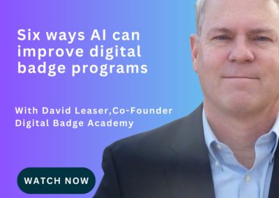 Six Ways AI helps with Badge Programs