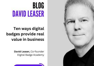 Ten ways digital badges provide real value in business